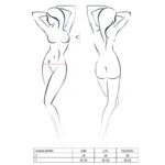 Комплект білизни Passion GIANA BIKINI S/M, white, напівпрозорі ліф і трусики з бантиками - Зображення 3