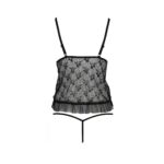 Боді монокіні з відкритими грудьми Passion JUSTINA BODY L/XL, black - Зображення 4