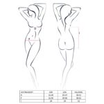 Боді монокіні з відкритими грудьми Passion JUSTINA BODY L/XL, black - Зображення 5