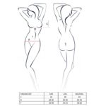 Комплект білизни Passion PAULINE SET XXL/XXXL, black, стрепи, ліф, стрінги і пояс для панчох - Зображення 7