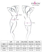 Комплект білизни Passion Exclusive KASSANDRA SET OpenBra L/XL black, ліф з бахроми, трусики-спідниця - Зображення 7