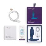 Анальна смарт-вібропробка We-Vibe Ditto Moonlight Blue з пультом ДК - Зображення 14