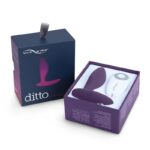 Анальна смарт-вібропробка We-Vibe Ditto Purple з пультом ДК - Зображення 10