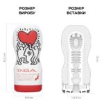 Мастурбатор Tenga Keith Haring Deep Throat Cup (глибоке горло) з вакуумною стимуляцією - Зображення 2