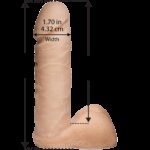 Фалоімітатор Doc Johnson Platinum TRUSKYN - The Tru Ride 6 Inch, діаметр 4,3 см, двошаровий силікон - Зображення 2