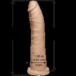Фалоімітатор Doc Johnson Platinum TRUSKYN - The Tru Ride Slim 9 Inch, діаметр 4,6 см, двошаровий - Зображення 2
