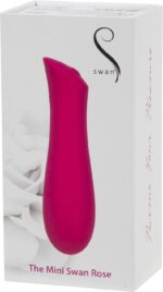 Мінівібратор The Mini Swan Rose з плавним збільшенням інтенсивності вібрації, силікон - Зображення 8