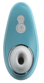 Вакуумний кліторальний стимулятор Womanizer Liberty Blue, магнітна кришка, 2 насадки - Зображення 2