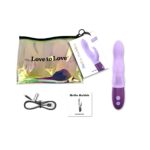 Вібратор-кролик Love To Love Hello Rabbit Violet з гнучким стовбуром і стимуляцією точки G, 2 мотори - Зображення 6