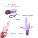 Вібратор-кролик Love To Love Hello Rabbit Violet з гнучким стовбуром і стимуляцією точки G, 2 мотори - Зображення 5