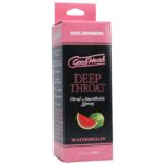Спрей для мінету Doc Johnson GoodHead DeepThroat Spray - Watermelon 59 мл для глибокого мінету - Зображення 3