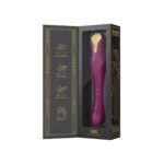 Смартвібратор-пульсатор Zalo — King Velvet Purple, кристал Swarovski - Зображення 11