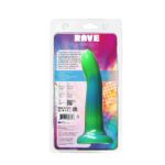 Фалоімітатор, що світиться в темряві, ADDICTION Rave 8″, Glow in the Dark Dildo Blue Green, 20,3 см - Зображення 9