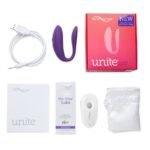 Недорогий вібратор для пар We-Vibe Unite Purple, однокнопковий пульт ДК - Зображення 8