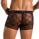 Чоловічі прозорі боксери Passion 032 SHORT JAMES S/M Black, сітка - Зображення 2