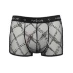 Чоловічі прозорі боксери Passion 032 SHORT JAMES S/M Black, сітка - Зображення 5