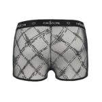 Чоловічі прозорі боксери Passion 032 SHORT JAMES XXL/XXXL Black, сітка - Зображення 6