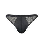 Чоловічі відкриті сліпи Passion 034 OPEN LUKE XXL/XXXL Black, екошкіра - Зображення 5