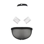 Комплект еротичної чоловічої білизни Passion 036 ALFRED XXL/XXXL Black, труси, комірець, манжети - Зображення 6