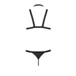 Комплект чоловічої білизни зі стреп Passion 039 SET ANDREW XXL/XXXL Black, стринги, шлейки - Зображення 6