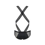 Чоловіче еротичне сітчасте боді Passion 045 VICTOR S/M Black, екошкіра, сітка - Зображення 6