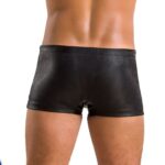 Чоловічі шкіряні боксери із заклепками Passion 048 SHORT DAVID XXL/XXXL Black - Зображення 2