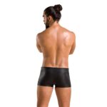Чоловічі шкіряні боксери із заклепками Passion 048 SHORT DAVID XXL/XXXL Black - Зображення 4