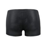 Чоловічі шкіряні боксери з блискавками Passion 049 SHORT MATT XXL/XXXL Black - Зображення 6