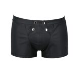 Чоловічі шкіряні боксери з клапаном Passion 050 SHORT PATRICK S/M Black - Зображення 5