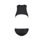 Чоловіче шкіряне боді Passion 056 ADAM S/M Black, заклепки - Зображення 6
