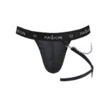 Чоловічі трусики танга з підв’язкою Passion 058 THONG BILL XXL/XXXL Black - Зображення 5