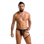 Чоловічі трусики танга з підв’язкою Passion 058 THONG BILL XXL/XXXL Black - Зображення 3