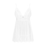 Пеньюар і трусики Obsessive Heavenlly babydoll & thong M/L - Зображення 3