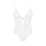 Еротичне напівпрозоре боді Obsessive Heavenlly crotchless teddy M/L, з доступом - Зображення 3
