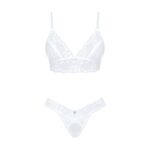 Еротичний комплект Obsessive Heavenlly 2-pcs set M/L, бюстгальтер і танга - Зображення 3