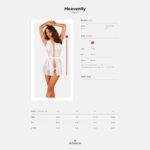 Напівпрозорий пеньюар Obsessive Heavenlly peignoir XL/2XL - Зображення 5