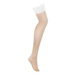 Панчохи Obsessive Heavenlly stockings XS/S, широка резинка - Зображення 3