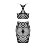 (SALE) Еротичний напівпрозорий комплект Obsessive K101 top & skirt S/M/L, топ, спідниця - Зображення 4