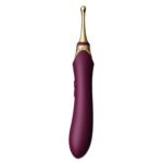 Мультифункціональний вібратор Zalo — Bess 2 Velvet Purple, 4 насадки, підігрів - Зображення 9