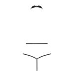 Боді-халтер з екошкіри Passion JANNIES BODY XXL/XXXL black - Зображення 4