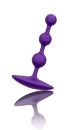 Анальне намисто Romp Amp Dark Purple, силікон, макс. діаметр 2,6 см - Зображення 3