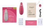 Вакуумний кліторальний стимулятор Womanizer Premium 2 - Raspberry, функції Autopilot та Smart Silenc - Зображення 6
