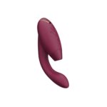 Подвійний вакуумний кліторальний стимулятор з вібрацією Womanizer Duo 2 - Bordeaux, незалежні мотори - Зображення 5