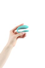 Смарт-вібратор для пар We-Vibe Sync Lite Aqua, 10 віброрежимів, можна поєднувати з проникним сексом - Зображення 6