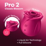 Вакуумний кліторальний стимулятор Satisfyer Pro 2 Classic Blossom, технологія Liquid Air - Зображення 6