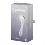 Двосторонній скляний дилдо Satisfyer Dazzling Crystal 1 Transparent, дуже міцний, без стопера - Зображення 5