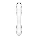 Двосторонній скляний дилдо Satisfyer Dazzling Crystal 1 Transparent, дуже міцний, без стопера - Зображення 4