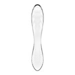 Двосторонній скляний дилдо Satisfyer Dazzling Crystal 1 Transparent, дуже міцний, без стопера - Зображення 2