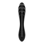 Двосторонній скляний дилдо Satisfyer Dazzling Crystal 1 Black, дуже міцний, без стопера - Зображення 2
