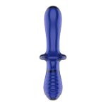 Двосторонній скляний дилдо Satisfyer Double Crystal Light blue, боросилікатне скло, унісекс - Зображення 2